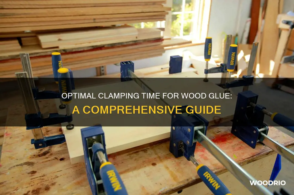 how long to leave wood glue clamped