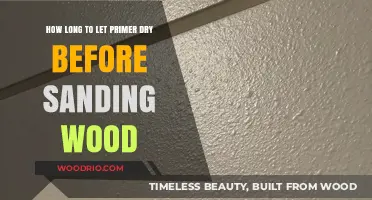 Perfect Primer Drying Time: Sanding Wood After Primer Application