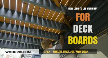 Optimal Drying Time for Deck Boards: Ensuring Durability and Longevity