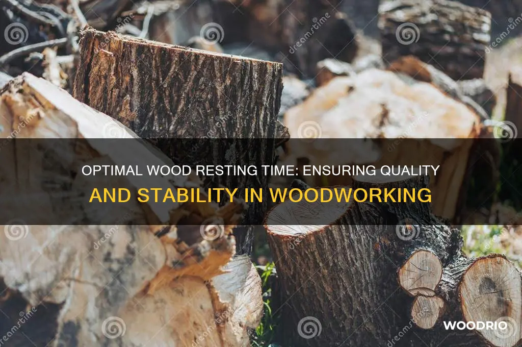how long to let wood rest