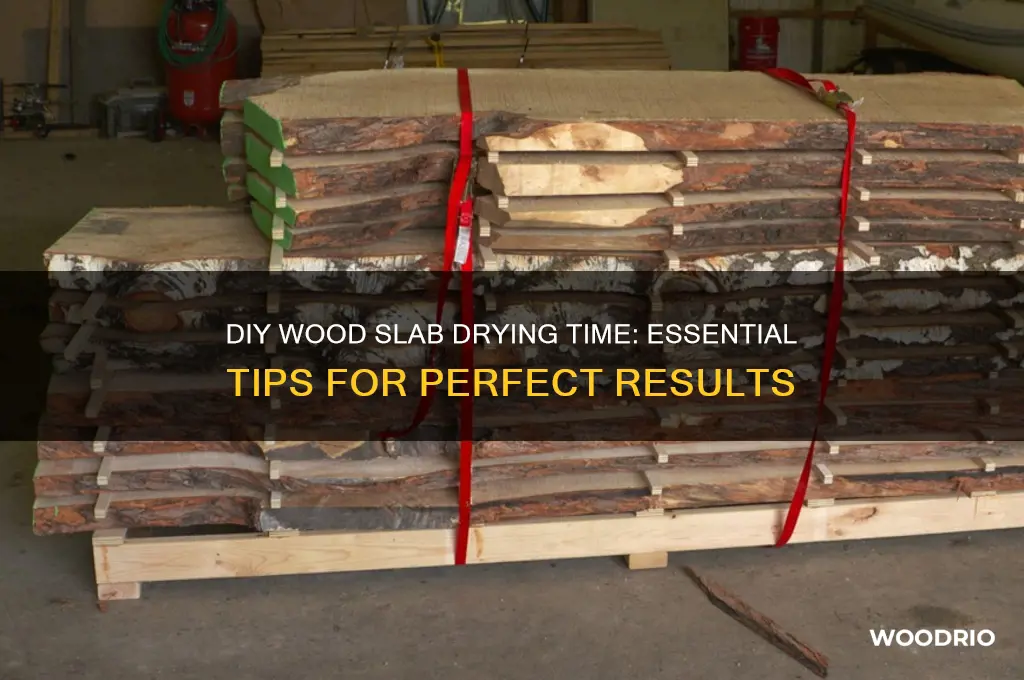 how long to let wood slab diy