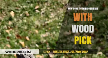 Mining Obsidian with a Wood Pick: Time and Efficiency Explained