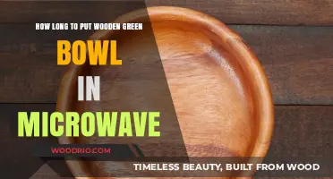 Microwaving Wooden Green Bowls: Safe Duration and Tips for Use