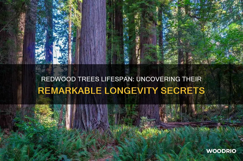 how long to red wood trees live