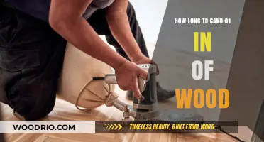 Sanding 0.1 Inches of Wood: Time Estimates and Techniques
