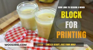 Mastering Wood Block Printing: Optimal Seasoning Time for Perfect Results