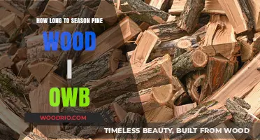 Seasoning Pine Wood for OWB: Optimal Time and Techniques