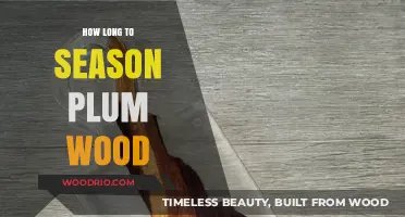 Seasoning Plum Wood: Time, Techniques, and Perfect Results Explained