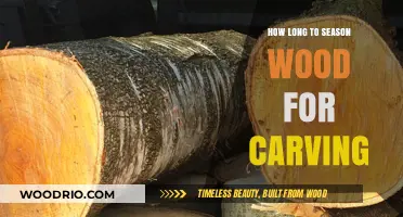Mastering Wood Carving: Optimal Seasoning Time for Perfect Results