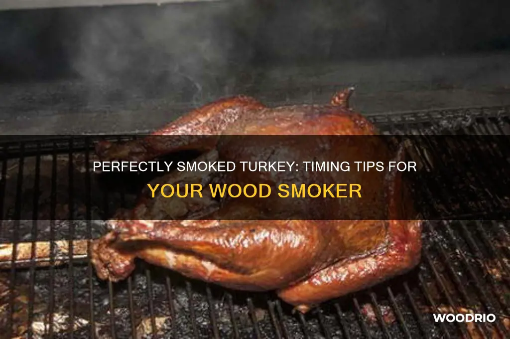 how long to smoke a turkey in a wood smoker