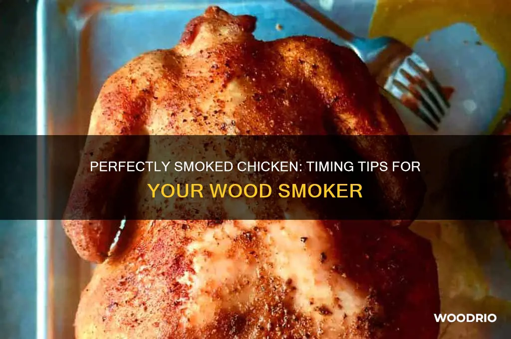 how long to smoke chicken in a wood smoker