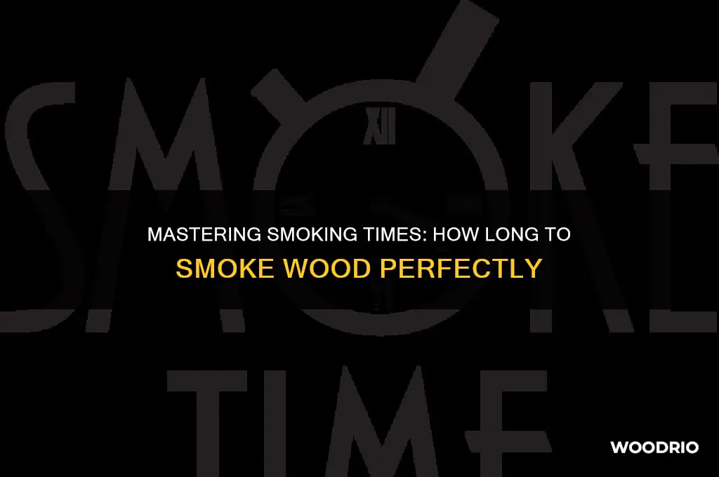 how long to smoke wood from