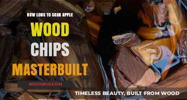 Masterbuilt Smoking Guide: Ideal Soaking Time for Apple Wood Chips