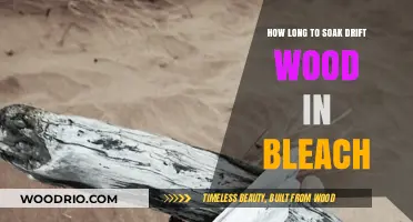 Bleach Soaking Driftwood: Optimal Time for Safe Aquarium Use