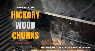 Mastering Hickory Smoke: Optimal Soaking Time for Wood Chunks