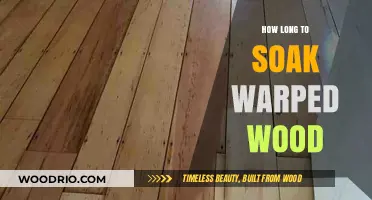 Reviving Warped Wood: Optimal Soaking Time for Perfect Restoration