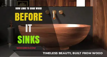 Mastering Wood Soaking: Time Tips for Perfectly Sinking Wood