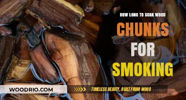 Mastering Smoke Flavor: Optimal Soaking Time for Wood Chunks