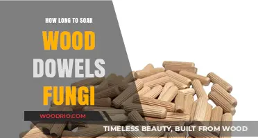 Soaking Wood Dowels in Fungi: Optimal Time for Effective Results