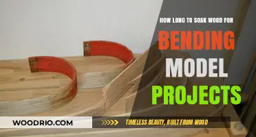 Mastering Wood Bending: Optimal Soaking Times for Model Projects