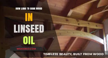Linseed Oil Soaking Time: Perfecting Wood Treatment for Lasting Results