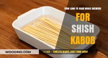Perfect Shish Kabob Prep: Soaking Wood Skewers for Best Results