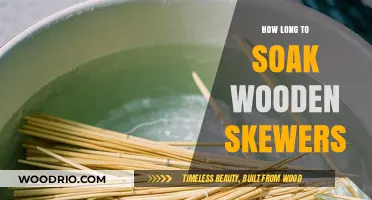 Perfect Grilling: Optimal Wooden Skewer Soaking Time Explained