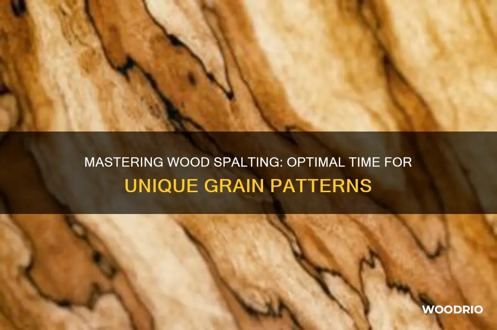how long to spalt wood