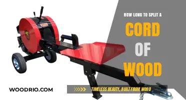 Efficient Wood Splitting: Time to Split a Cord of Wood