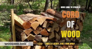 Efficient Wood Stacking: Time to Pile 4 Cords of Firewood