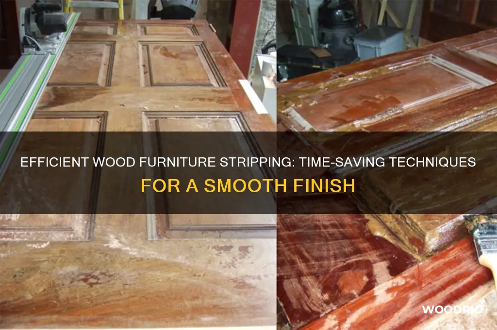 how long to strip wood furniture