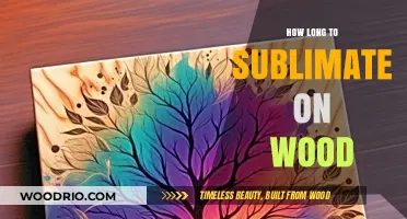 Mastering Wood Sublimation: Optimal Time for Perfect Results