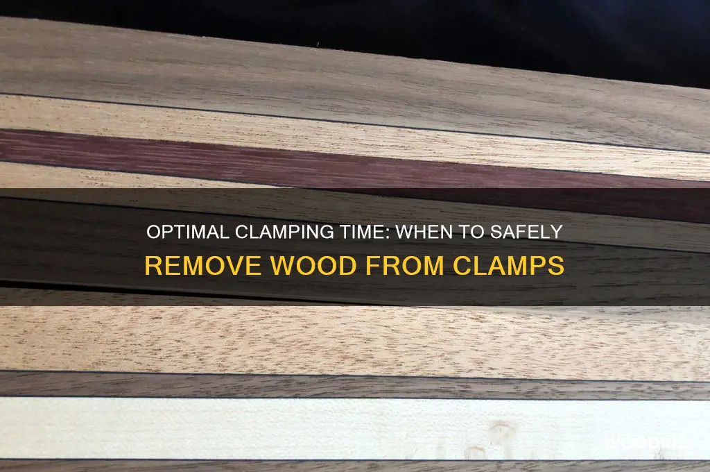 how long to take wood out of clamps