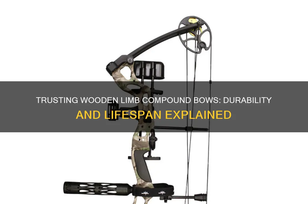 how long to trust compound bow with wooden limb