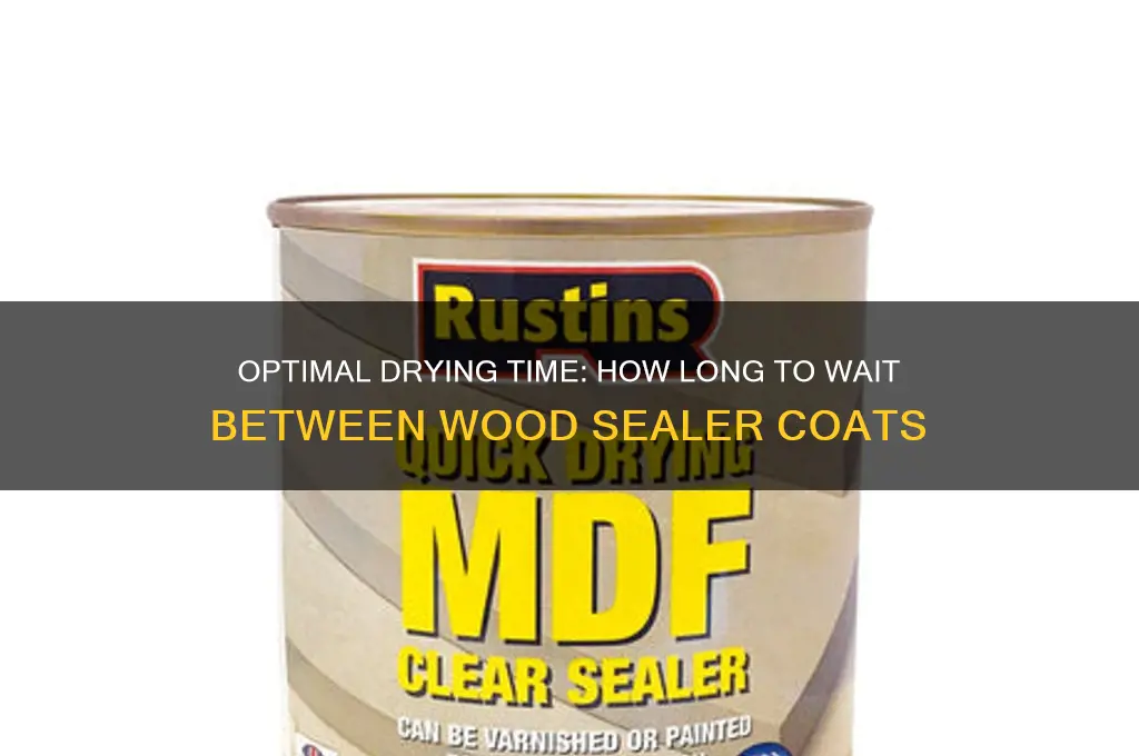 how long to wait between coats of wood sealer