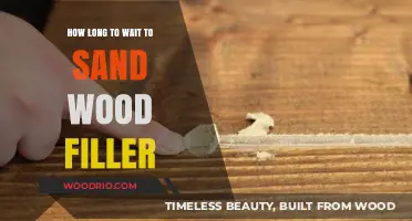 Perfect Timing: When to Sand Wood Filler for Flawless Results