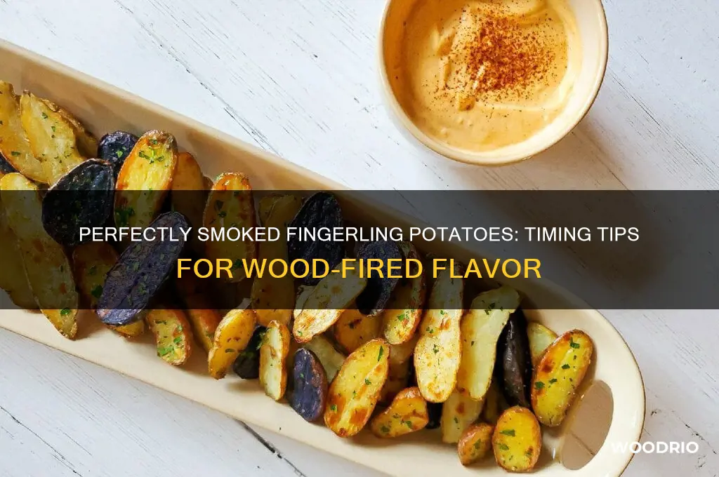 how long to wood smoke fingerling potatoes
