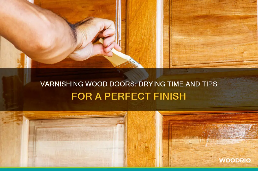 how long varnish wood dry door
