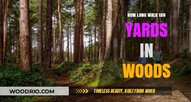 Walking 150 Yards in the Woods: Time, Terrain, and Tips
