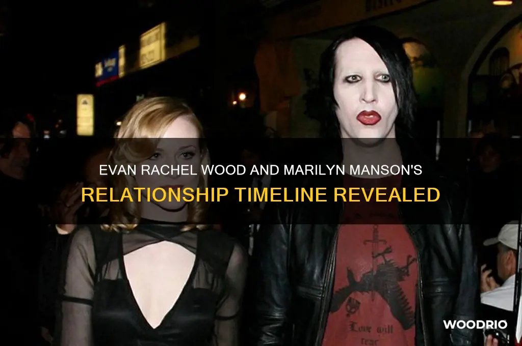 how long was evan rachel wood with marilyn manson