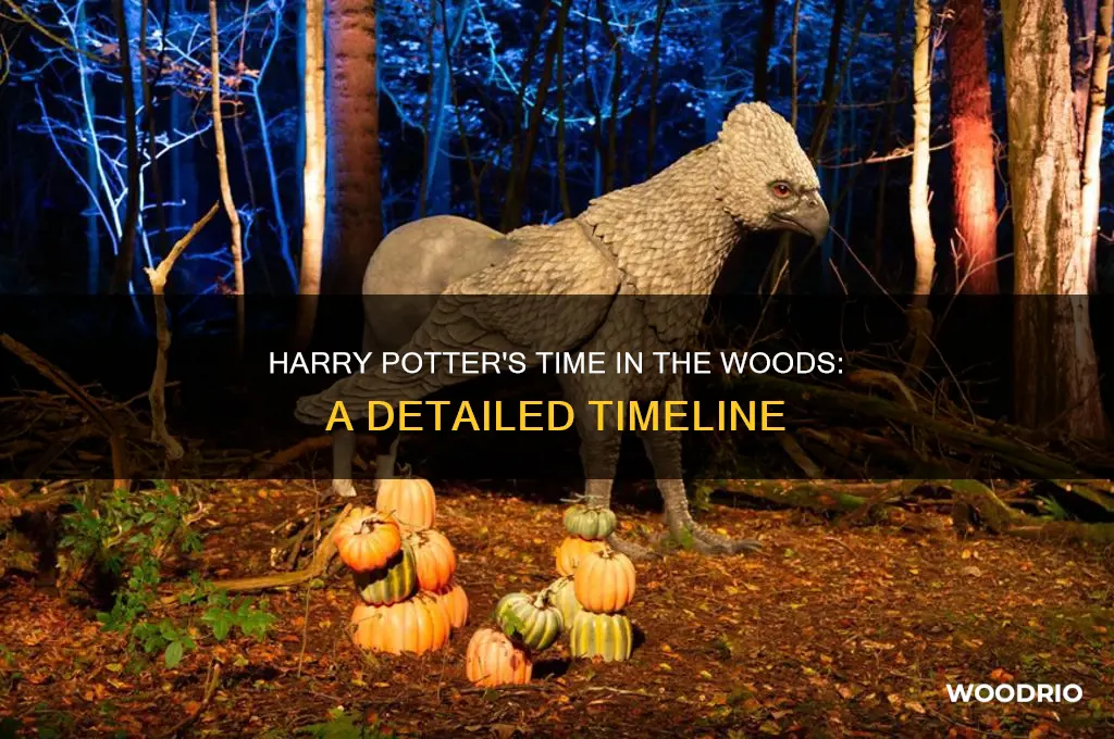 how long was harry potter in the woods