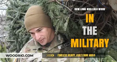 Lolo Wood's Military Service Duration: A Detailed Timeline