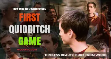 Oliver Wood's First Quidditch Game: Duration and Highlights