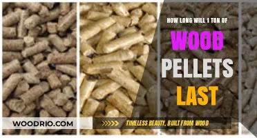 Sustainable Heating: Estimating the Lifespan of 1 Ton of Wood Pellets