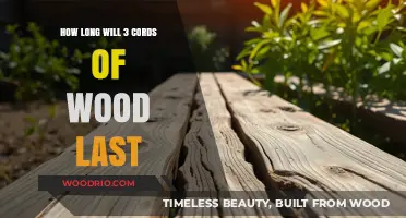 Sustainable Warmth: Estimating the Lifespan of 3 Cords of Wood