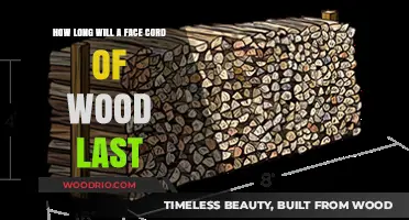 Sustainable Warmth: Estimating the Lifespan of a Face Cord of Wood
