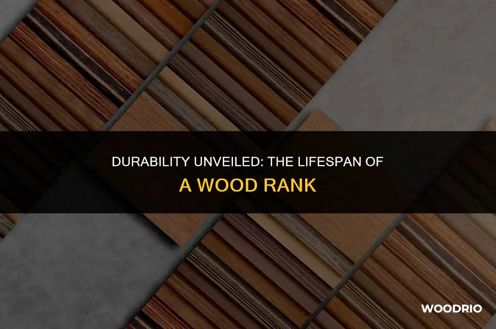 how long will a rank of wood last