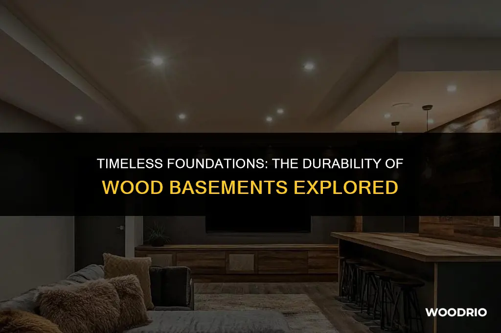 how long will a wood basement last