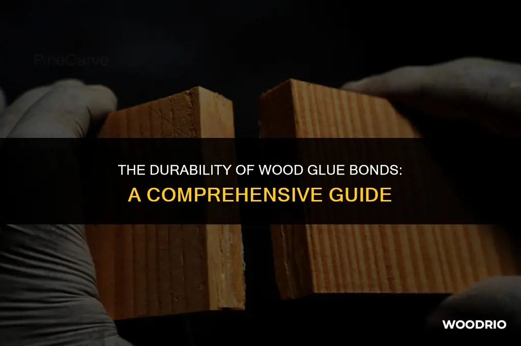 how long will a wood glue bond last