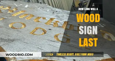 Durability Unveiled: The Lifespan of Your Wooden Sign Explained